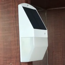 Стиль Солнечный свет открытый ландшафтный для внутреннего двора сад Домашнее освещение зондирования мягкий свет пластиковый корпус настенный светильник