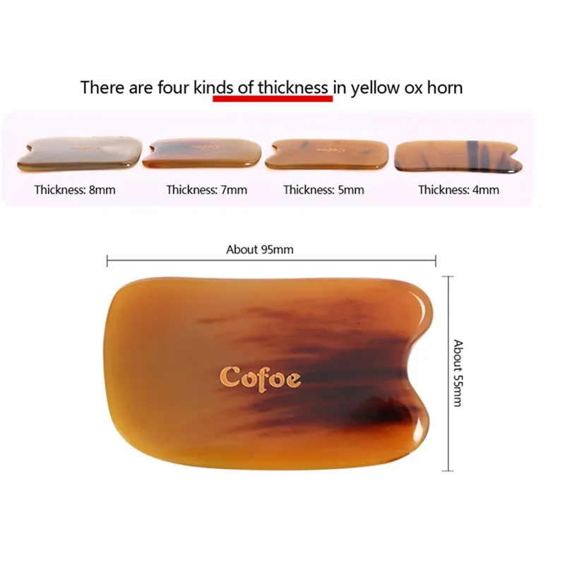 Массажный скребок для иглоукалывания Cofoe Gua sha китайский традиционный массажер