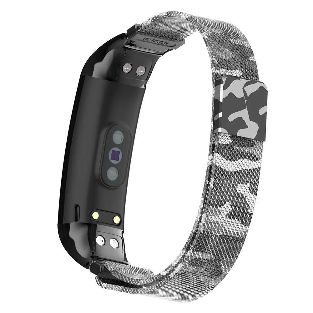 Миланский стальной ремешок для huawei Honor Band 5 4 умные часы с ремнем ремешок для замены наручного ремня анти-потеря точности сетчатый Браслет