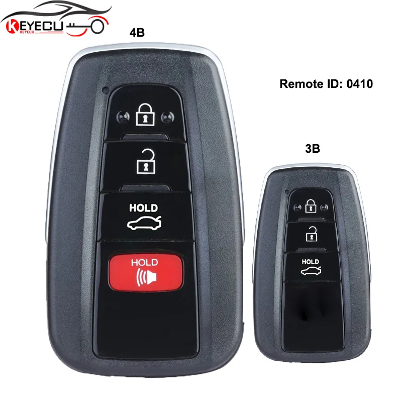 US $95.61 KEYECU ASK 3143MHz312MHz433MHz Smart Remote Key 71 Chip TOY12 for 20182019 Toyota Avalon Board ID14FBE0410
