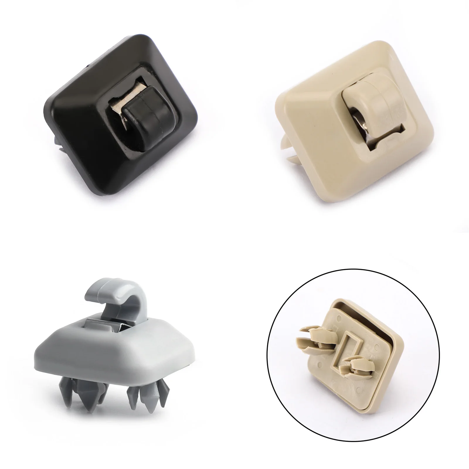 

Areyourshop Inner Sun Visor Hanger Clip Bracket Replacement For Audi A1 A3 A4 A5 Q3 Q5 Car Clip Hook Autio Parts 8E0857562A