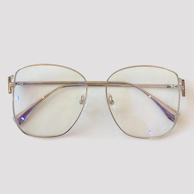 No.7 Sunglasses Женские солнцезащитные очки с металлической оправой, Ретро стиль, брендовые, персонализированные, градиентные, UV400 - Цвет линз: No.7 Sunglasses