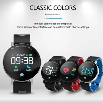 

Smart Watch Women Men Android Waterproof Blood Pressure Smartwatch Tracker Heart Rate Fitness Intelligent Sports Wristband Watch