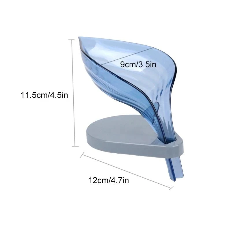 Ящик для мыла в форме листа держатель ванную комнату поднос хранения посуды