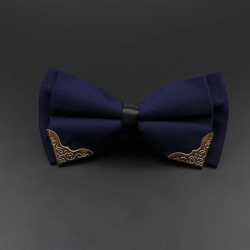Однотонные модные галстуки-бабочки, металлическая кожа, глянцевая, для женщин и мужчин, двухслойный галстук-бабочка для мужчин, вечерние аксессуары для смокинга, подарок - Цвет: Adult  2