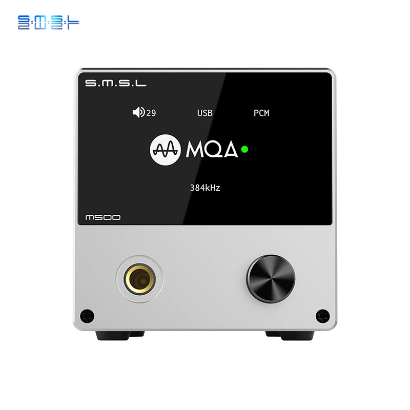 

SMSL M500 MQA DAC ES9038PRO Optical Caoxial Audio Decorder DSD Hi-Res Audio Decoder & Headphone Amplifier