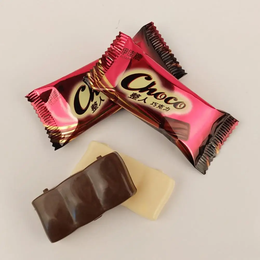 1 pièces Simulation chocolat Gadgets blague blagues astuces accessoires bonbons jouets effrayants Halloween accessoire faux jouets