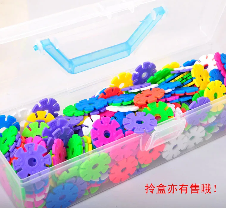 

Factory Price Original Size Medium Snowflake Assembled Fight Inserted Puzzle DIY Children Early Education Building Blocks Toy