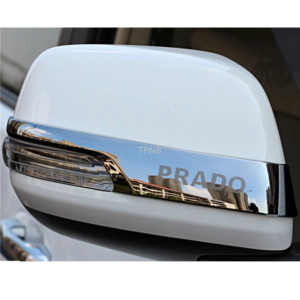 For Toyota Land Cruiser Prado 150 2010 2011 2012 2013 2014 2015 Rear View Mirror Rubbing Strip car rearview mirror protector