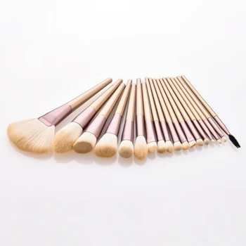 

B 18Pcs Makeup Brushes Set Eye Shadow Foundation Eyeliner Eyelash Eyebrow Lip Make Up Brush Portable Cosmetic Beauty Tool Kit