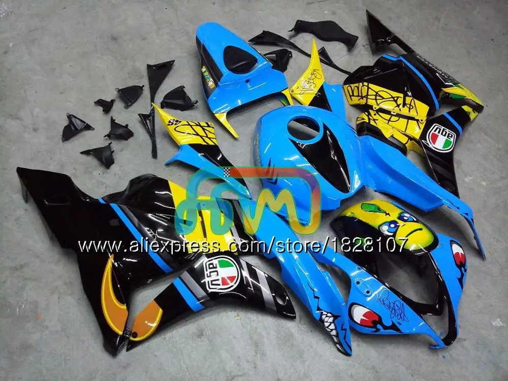 No. 8 Литья под давлением для HONDA CBR600RR CBR600 RR F5 09, 10, 11, 12, 105BS. 18 CBR 600 RR 600RR 600CC 2009 2010 2011 HANNSpree Горячая 2012 обтекатели - Цвет: No. 8