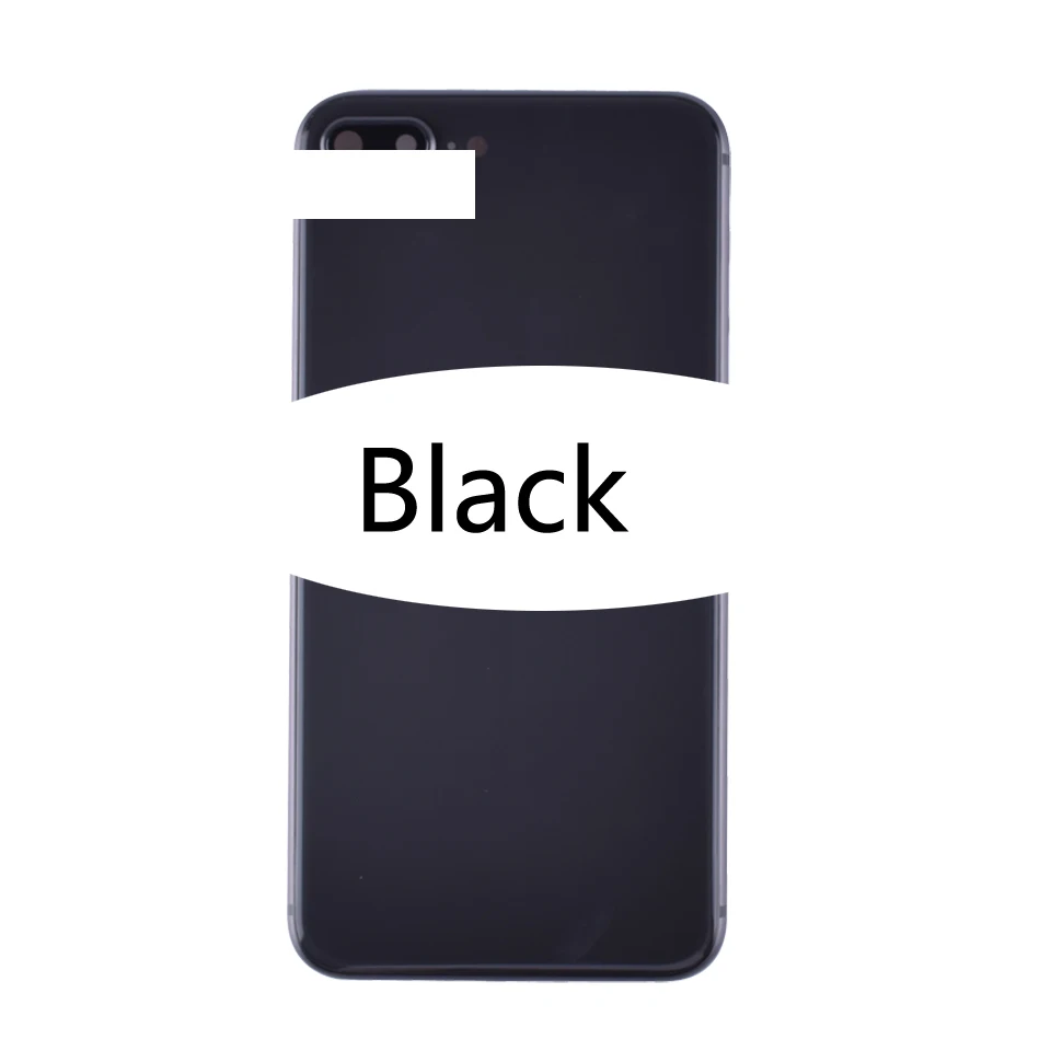 8Plus-Black 5," оригинальное качество для iphone 8 Plus 8 P задний промежуточный корпус Аккумулятор для шасси Задняя панель для iphone 8 Plus - Цвет: 8Plus-Black
