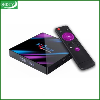 

H96 Max 2GB 16GB IPTV Box QHDTV 1Y H96max Android 9.0 Smart 4K TV Boxes 4GB 64GB Bluetooth Dual Band 5G WIFI QHD TV Box