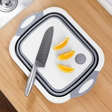 Multi-Function Folding Chopping Board Foldable Chopping Board Kitchen Travel Portable Basin Sink Chopping Board square chopping board