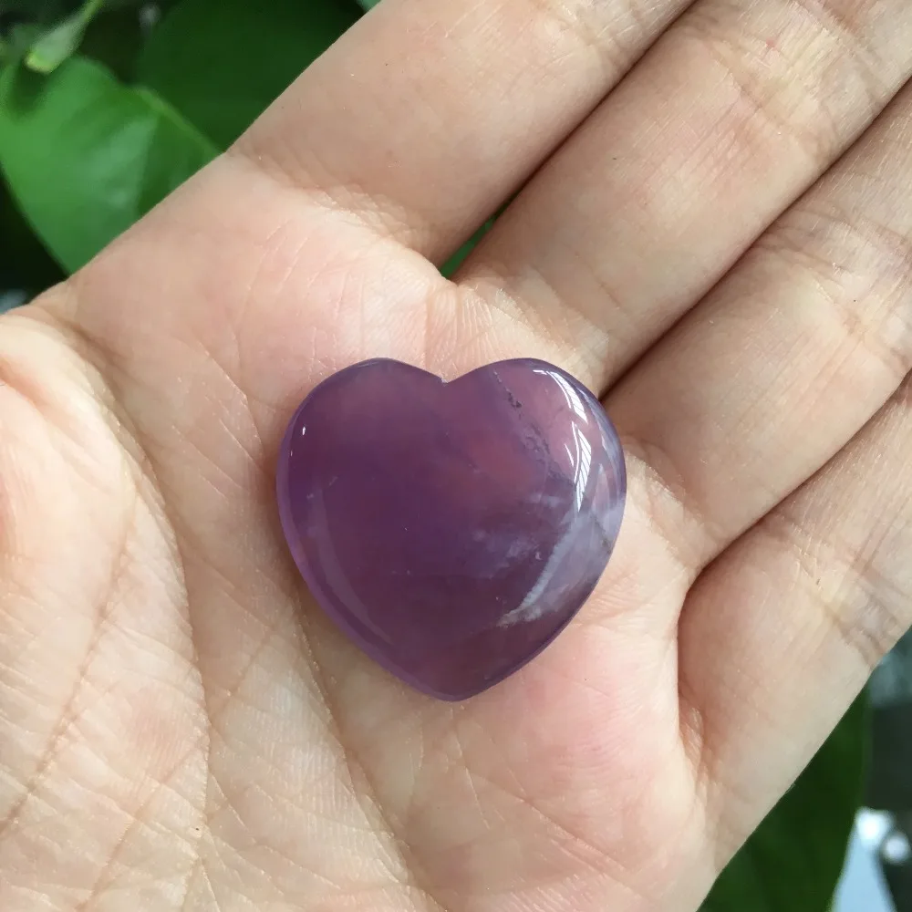 natural amethyst crystal heart for home decoration healing crystals wedding