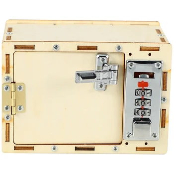 

DIY Wooden Password Box Model Building Kits Baby Kids Toys for Children Science Projects Experiment Kits Set