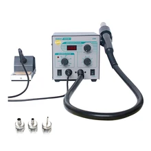 Быстрый 706W+ BGA паяльная станция горячего воздуха пистолет паяльник для подключения к Бессвинцовая паяльная станция с 3 шт сопла