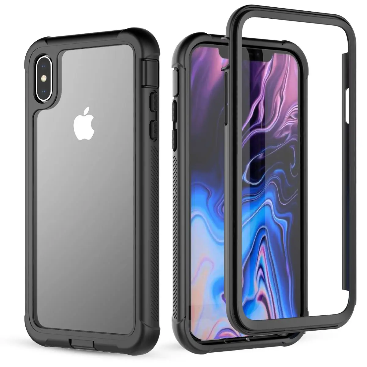 For iPhone Xs Max Ударопрочный чехол для iPhone 11 11 Pro 11 Pro Max чехол Защита на 360 градусов пылезащитный чехол для телефона с защитой от царапин для iPhone 11 - Цвет: For iPhone Xs Max