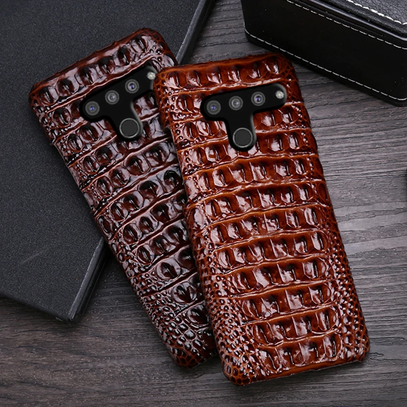 Натуральная кожа чехол для телефона LG V50 V40 V30 V20 V10 G3 G4 G5 G6 G7 G8 G8s Q6 Q7 Q8 ThinQ из