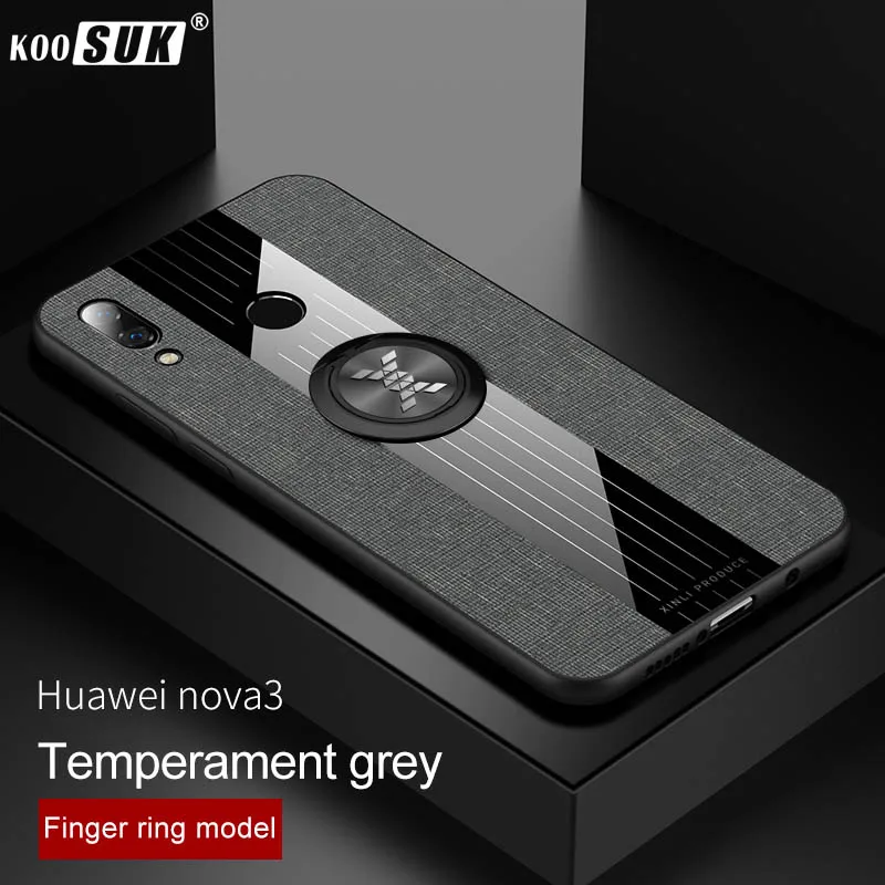 Комбинированный чехол для телефона huawei Nova 3 i Магнитная подставка задняя крышка 3i