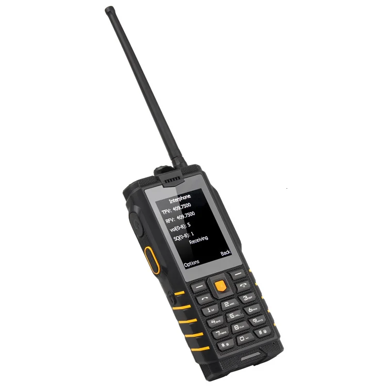 Ioutside T2 4500 мАч IP68 водонепроницаемый ударопрочный русская клавиатура прочный мобильный телефон 2," рация домофон FM мобильный телефон