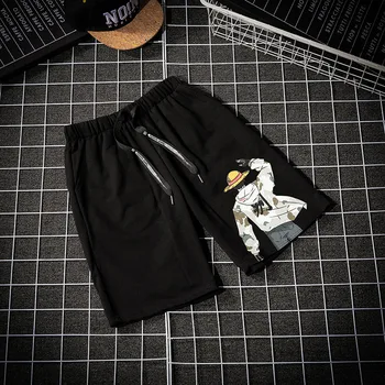 

Summer Men's Fashion Pattern Printed Shorts Loose Straight Men Hip Hop Shorts Fitness Casual Bermuda Pantalones Cortos Hombre