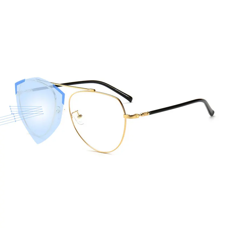 C7 blue light O-Q, Клубные, новые, корейские, модные солнцезащитные очки, для вождения, солнцезащитные очки, для женщин и мужчин, Круглые, ретро оправа, поляризационный светильник, очки - Цвет линз: C7 blue light