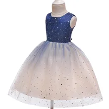 Платья с цветочным узором для маленьких девочек; школьная одежда для маленьких девочек детская одежда для свадебного торжества Детские праздничные платья для девочек 8-10 лет