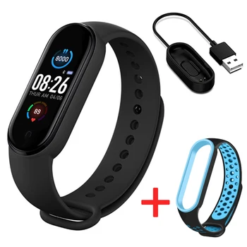 M5 Smart Watches Smart Band Sport Fitness Tracker Pedometer Heart Rate Blood Pressure Monitor Bluetooth Bracelet Men Women M5 1