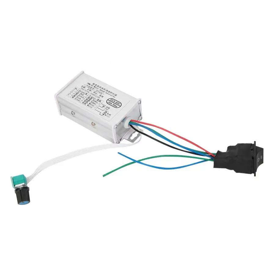 Программируемый логический контроллер ZFX1620 DC9-60V металлический корпус постоянного тока регулятор скорости двигателя 20A вперед и обратный переключатель скорости