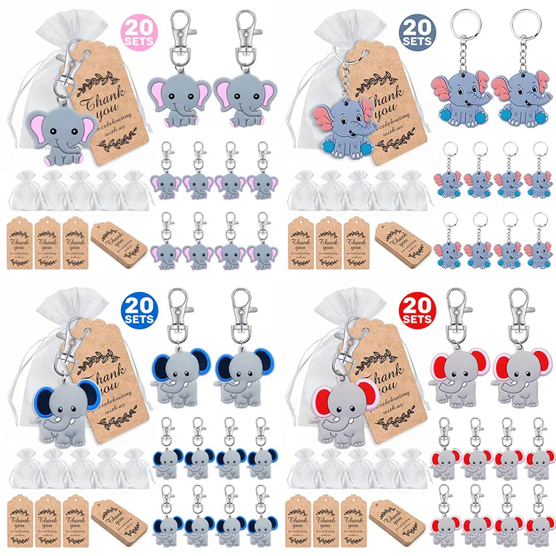 Party Toys Pop Keychain 20 Babies Welcome Party Gifts