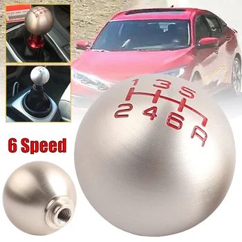 

6 Speed Manual Ball Type Aluminum Gear Stick Shift Knob Shifter for Honda