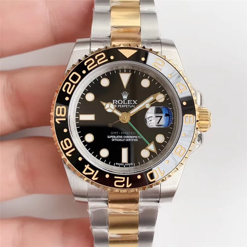 

Rolex- Men's luxury steel strap wristwatch new fashion automatic mechanical watch gift limited edition watch order37