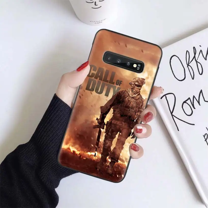 Чехол для samsung Galaxy S10+ Plus Lite Note 10 9 8 S9 S8 J4 J6+ Plus S7 S6 черный чехол для телефона - Цвет: BS230-6