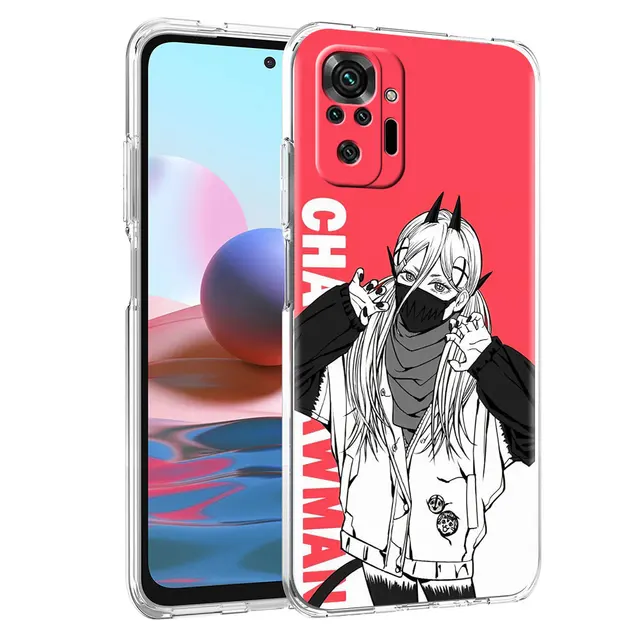 Chainsaw Man Anime Soft Clear Case For Xiaomi Redmi Note 10 9 Pro 9S 8 10S 7 8T 9C 7A 8A 9T K40 Silicone Phone Cover Fundas PTTM-CLS05