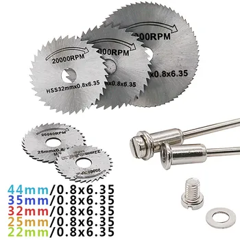 

New Portable Rotary Tool Circular Saw Blade Cutting Piece Spindle Hss High Speed Steel Circular Saw Blade Combination Set