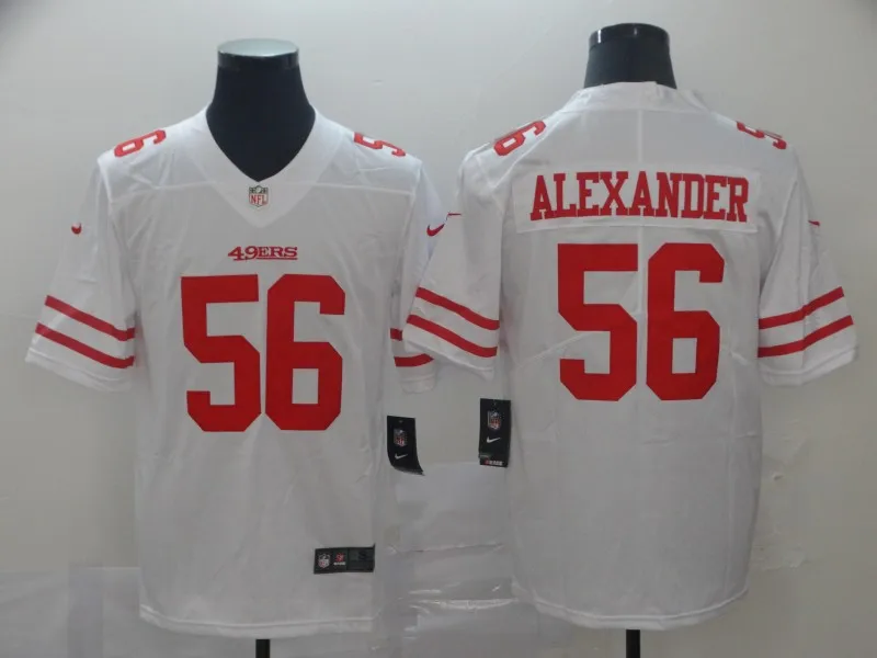 Мужская Джерси San Francisco 49ers Kwon alexer 56 - Цвет: Men
