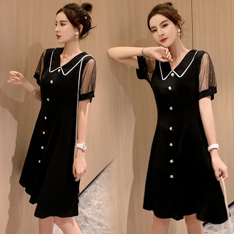 

Summer New Style Nursing Clothes Loose And Plus-sized Mid-length Slimming Dress Postpartum Hot Mom Nursing Fashion Nursing Cloth
