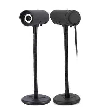 

1.4M USB Driver-free 480P Webcam with Mic Laptop Computer Web Camera with Night-vision LEDs Built-in noise reduction microphone