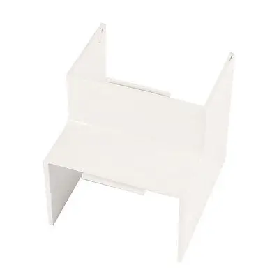 

60mm x 40mm 2 Way PVC Internal Angle Mini Trunking Joint Cable Raceway Adapter