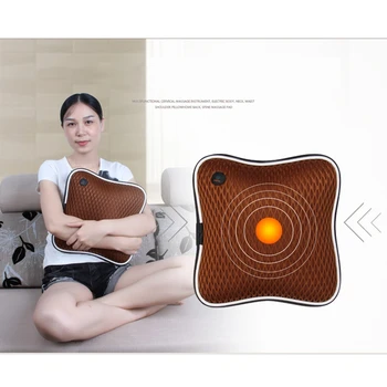 

Head Neck Massager Car Home Cervical Shiatsu Massage Neck Back Waist Body Electric Massage Pillow Cushion