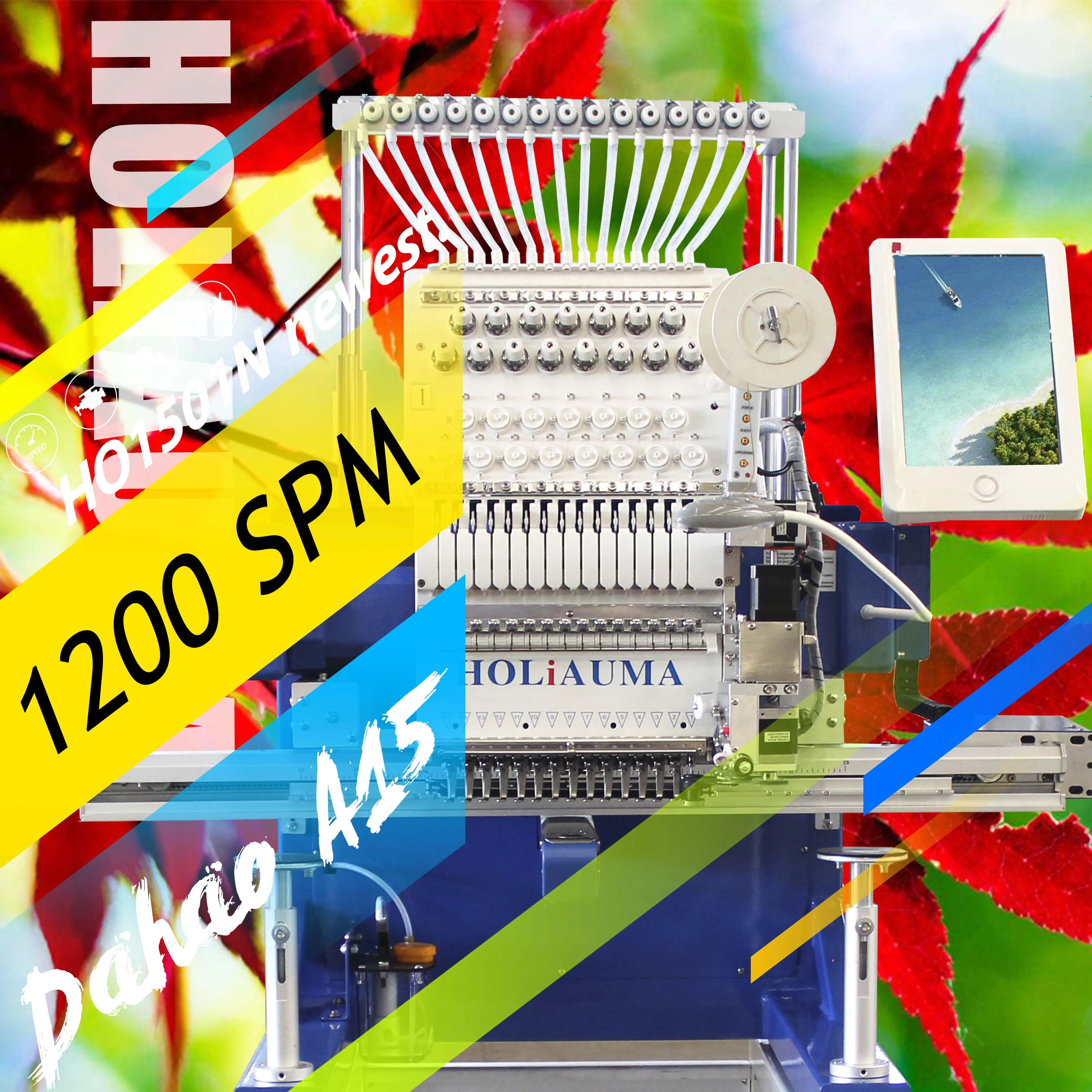 20 Years Service ho1501n Single Head Guangzhou Computer Shirt Hat 