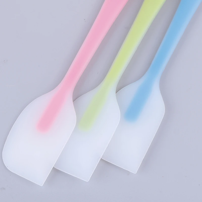 1PC Silicone Spatula Heat Resistant Non-Stick Rubber Scraper Cream Spoon 1PC Silicone Spatula Heat Resistant Non-Stick Rubber Scraper Cream Spoon