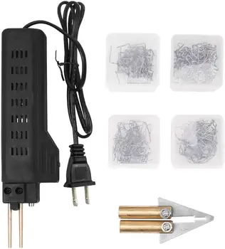 

Plastic Repair Welder Car Bumper Machine Hot Stapler Kit 200 Staples Storage Box Torch