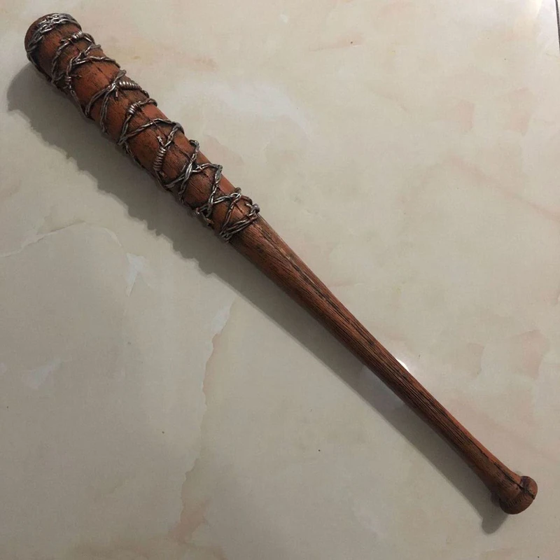 

The Walking Dead tool Negan Action Figure Weapon Cosplay PVC baseball bat softball bit stick Toys