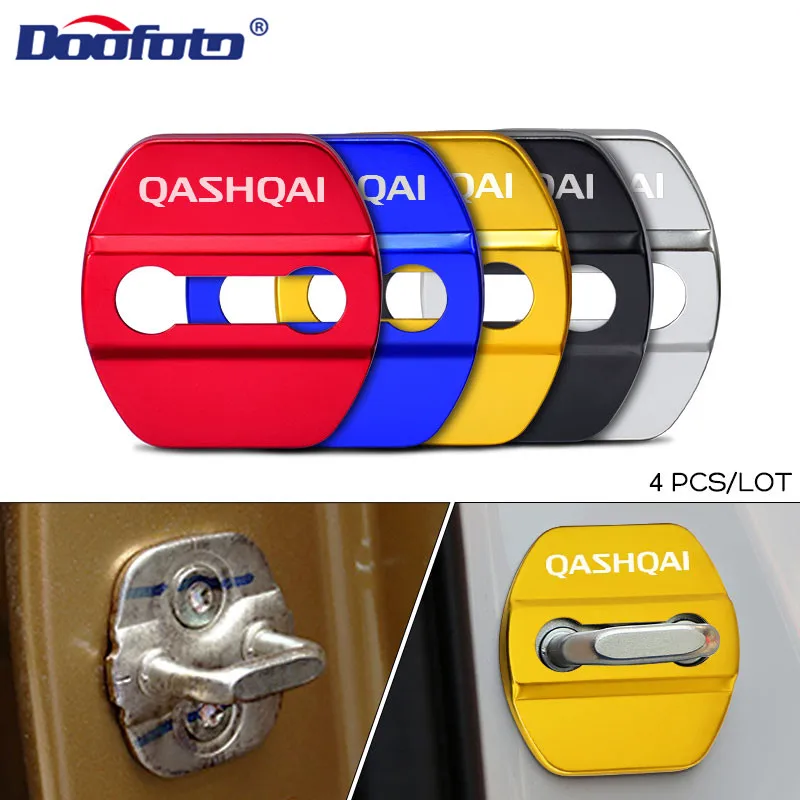 4pcsAutoDoorLockCoverBadgeEmblemsCaseCarStylingExterior