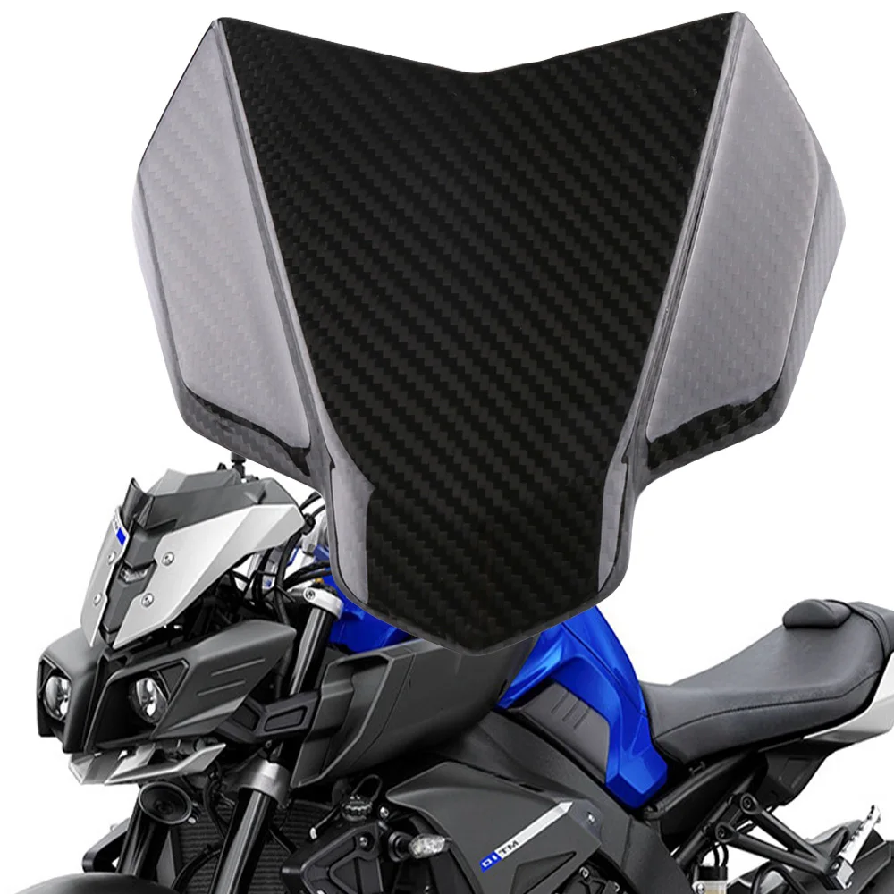 For Yamaha MT10 MT 10 MT-10 2016 2017 2018 Motorcycle Carbon Fiber Windscreen Wind Deflector Windshield Panel Cover | Автомобили и