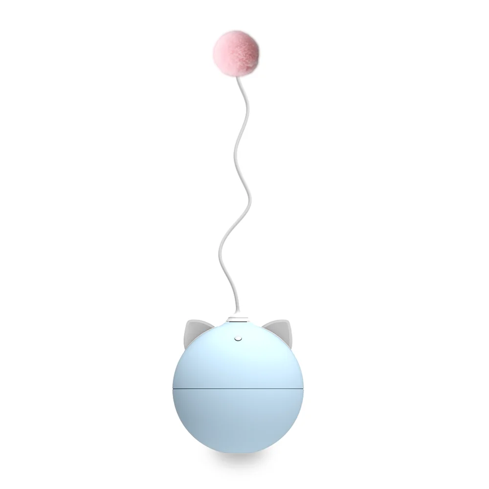 white USB Зарядка Электрический прокатный шар игрушка кошка Интерактивный Лазерный магический шар, игрушка для домашних животных игрушка для кошек светодиодный светящийся случайный шар - Цвет: white