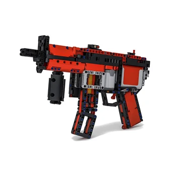 

MOC-29369 Bobber Cross Building Blocks Toy Gun Model Educational DIY Bricks With Motor Compatible Toys For Children