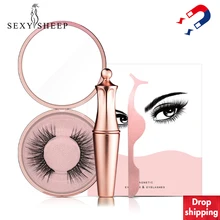 Магнитные ресницы легко носить магнитные накладные ресницы натуральные длинные магнитные Накладные ресницы с магнитной подводкой для глаз Пинцет Набор